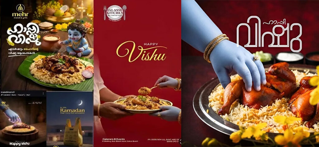 A Full List of Restaurants Facing Backlash Over Derogatory Lord Krishna Vishu Ads